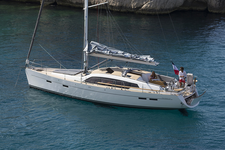 wauquiez yacht at anchor